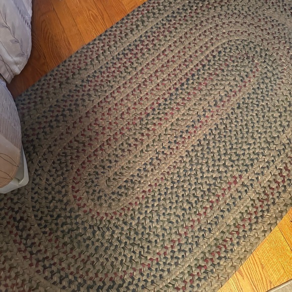 Jute rug green - Picture 2 of 3